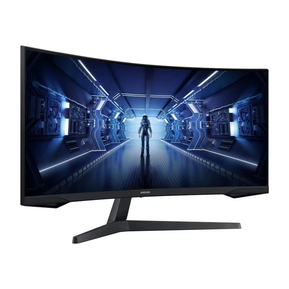 Samsung Odyssey G5 G55T LC34G55TWWEXXV Curved 1000R Gaming Monitor - 34 inch 21:9 WQHD (3440 x 1440), VA, 160Hz, 1ms(MPRT), HDMI 1.4 + Displayport 1.4 3 Samsung Odyssey G5 G55T LC34G55TWWEXXV Curved 1000R Gaming Monitor - 34 inch 21:9 WQHD (3440 x 1440), VA, 160Hz, 1ms(MPRT), HDMI 1.4 + Displayport 1.4 - Ảnh 3