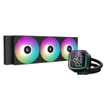 DeepCool LD360 ARGB AIO Liquid CPU Cooler - Black, 360mm Radiator, FD12 ARGB fans, 5th generation pump, AM5-LGA1700 compatible