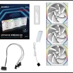 Lian Li UNI FAN SL Wireless Reverse Blade 120 Triple White Fan (12RSL1W3W) - 3x 120mm, Controller included 9 SL pk 13