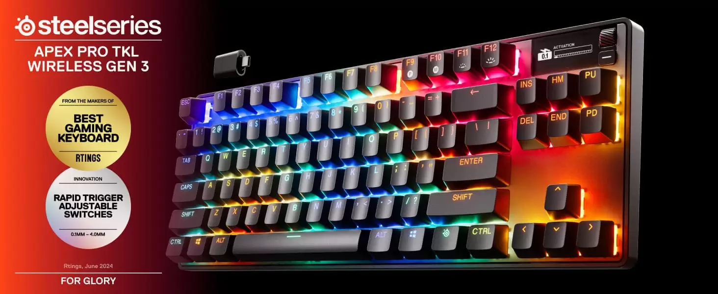SteelSeries Apex Pro TKL Wireless Gen 3 pc 1