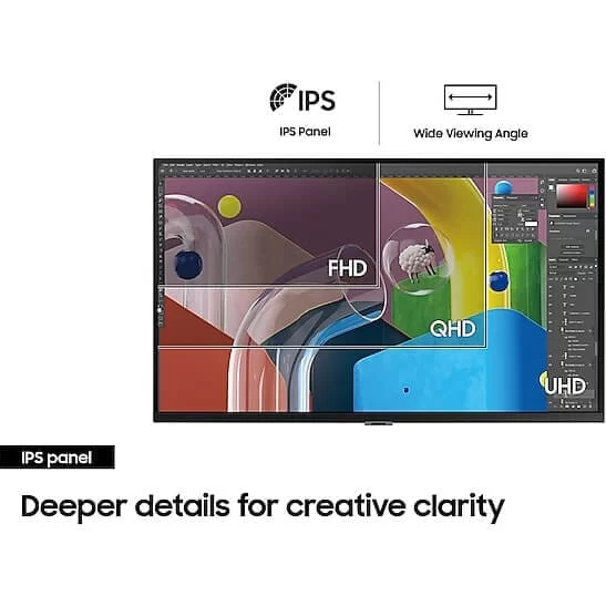Samsung ViewFinity S8 S80PB LS27B800PXEXXV Monitor - 27 inch 4K UHD (3840x2160), IPS, 60Hz, 5ms, HDMI 2.0, HDCP 2.2 (HDMI), DP 1.4, Type-C 90W PD 7 Samsung ViewFinity S8 S80PB LS27B800PXEXXV Monitor - 27 inch 4K UHD (3840x2160), IPS, 60Hz, 5ms, HDMI 2.0, HDCP 2.2 (HDMI), DP 1.4, Type-C 90W PD - Ảnh 7