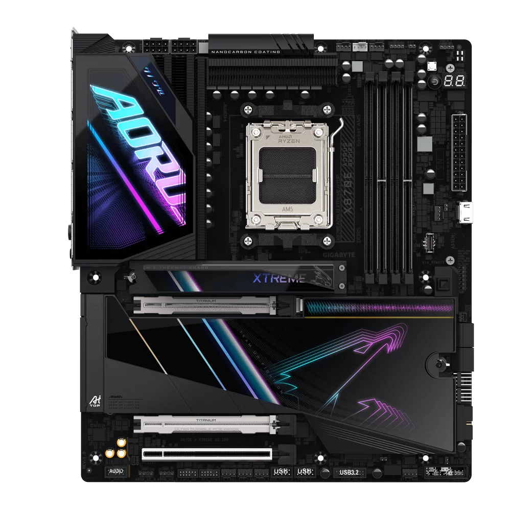 GIGABYTE X870E AORUS XTREME AI TOP Mainboard - E-ATX Form Factor 2 GIGABYTE X870E AORUS XTREME AI TOP Mainboard - E-ATX Form Factor - Ảnh 2