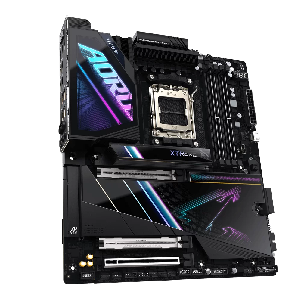 GIGABYTE X870E AORUS XTREME AI TOP Mainboard - E-ATX Form Factor 3 GIGABYTE X870E AORUS XTREME AI TOP Mainboard - E-ATX Form Factor - Ảnh 3