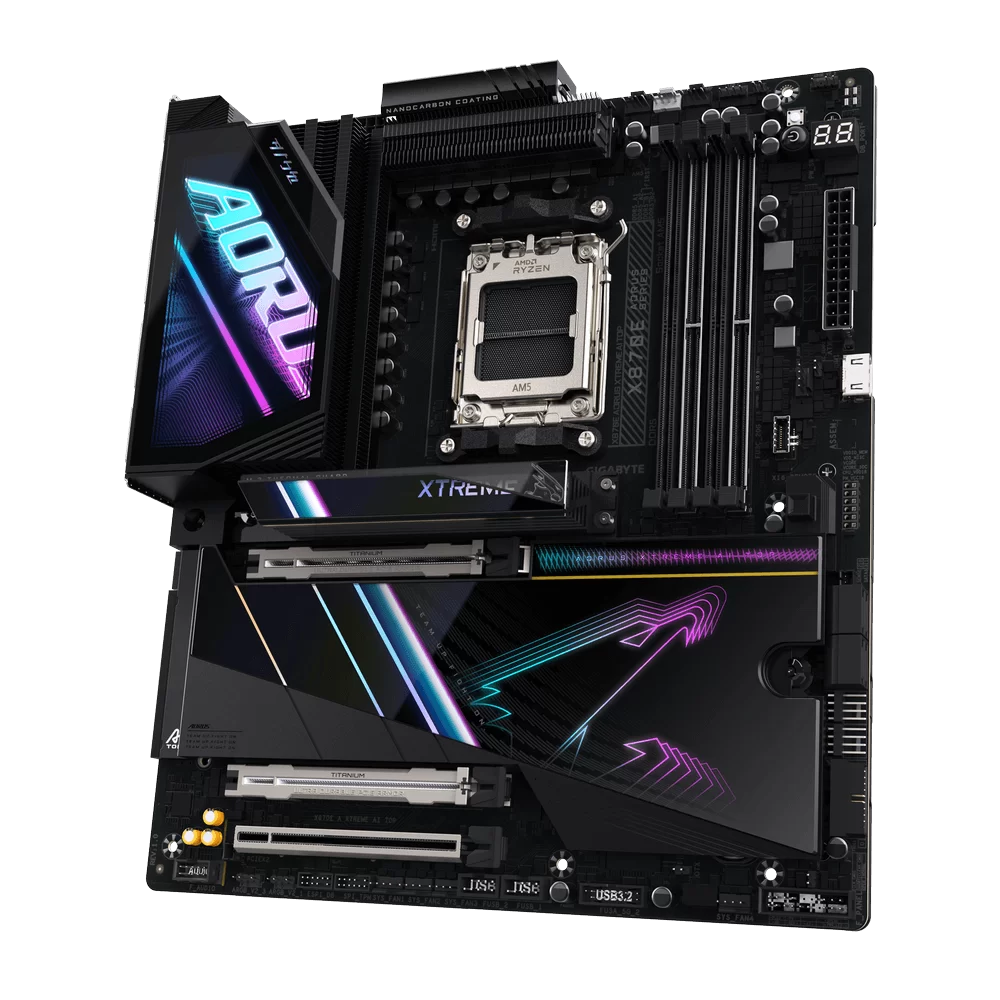 GIGABYTE X870E AORUS XTREME AI TOP Mainboard - E-ATX Form Factor 4 GIGABYTE X870E AORUS XTREME AI TOP Mainboard - E-ATX Form Factor - Ảnh 4