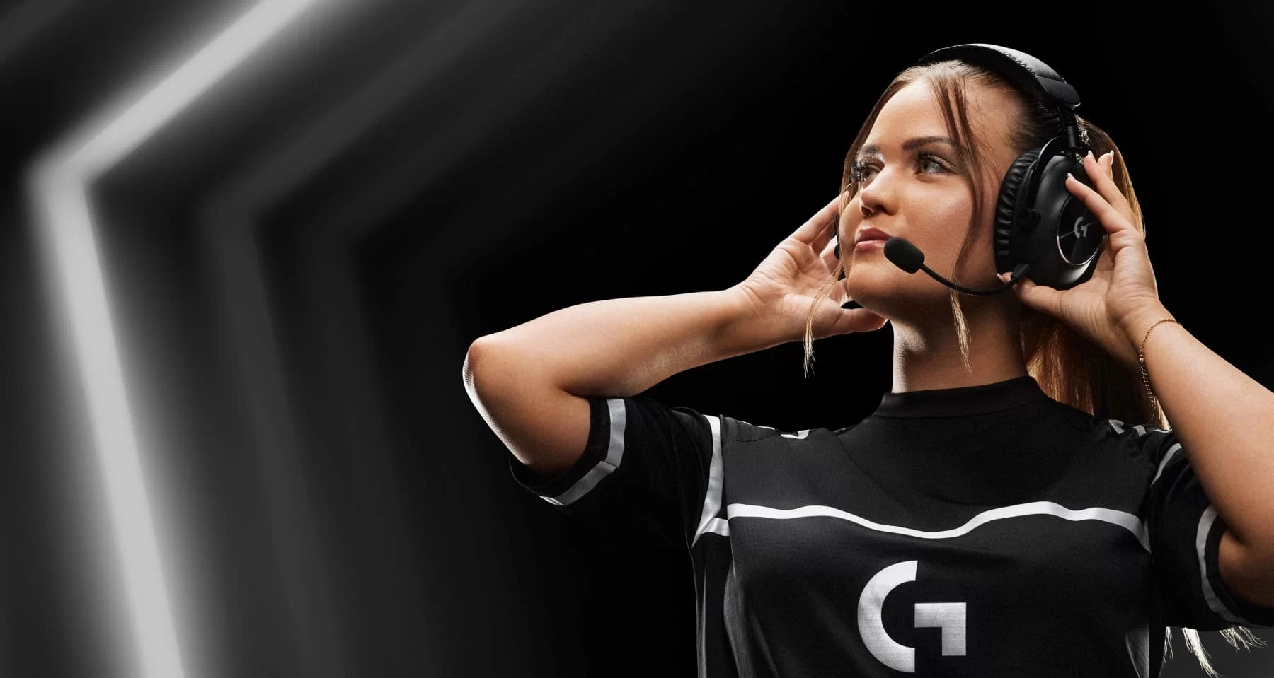 01 banner pro x 2 lighspeed gaming headset desktop new