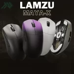 Lamzu MAYA X (dongle 8KHz included) Wireless Gaming Mouse - Lightweight 47g, Wireless 8KHz Champion, Chip MCU Nordic, Omron Optical Switch