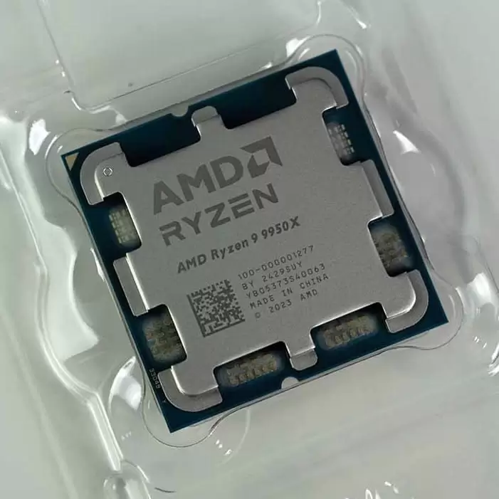 AMD Ryzen 9 9950X Processor (tray, chính hãng) - 16C32T, 4.3 GHz up to 5.7 GHz, 1360MB Cache, PCIe 5.0, AMD Radeon Graphics, Zen 5 Granite Ridge AM5, 170W TDP 2 AMD Ryzen 9 9950X Processor (tray, chính hãng) - 16C32T, 4.3 GHz up to 5.7 GHz, 1360MB Cache, PCIe 5.0, AMD Radeon Graphics, Zen 5 Granite Ridge AM5, 170W TDP - Ảnh 2