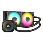 CORSAIR NAUTILUS 240 RS ARGB Liquid CPU Cooler (CW-9060092-WW) - Black, 240mm radiator, 2x 120mm RS120 ARGB fans