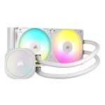 CORSAIR NAUTILUS 240 RS ARGB Liquid CPU Cooler (CW-9060094-WW) - White, 240mm radiator, 2x 120mm RS120 ARGB fans
