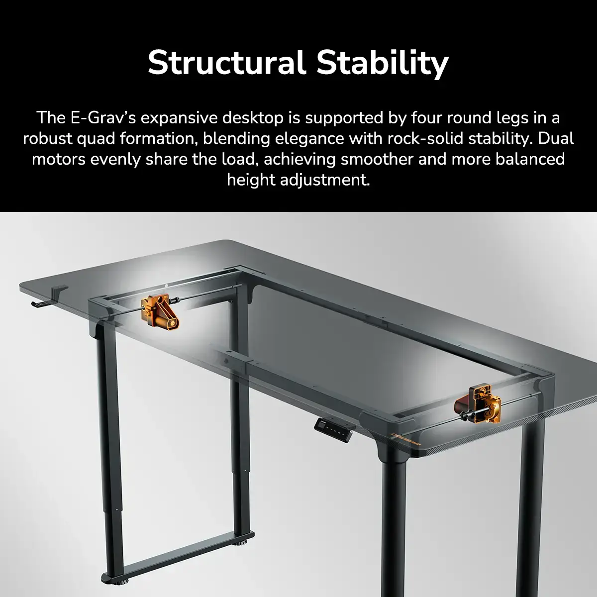 E-GRAV 180 Electric Gaming Desk (1800 x 800 x 15 mm) 14 E-GRAV 180 Electric Gaming Desk (1800 x 800 x 15 mm) - Ảnh 14