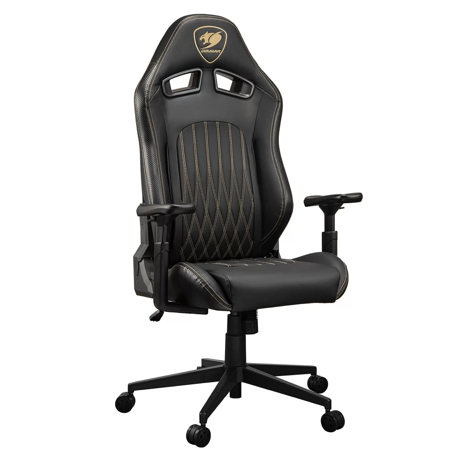 Cougar Explore Royal Gaming Chair - Breathable Velvet Fabric & PVC Leather, 3D Armrests, Lumbar & Neck Pillows 12 Cougar Explore Royal Gaming Chair - Breathable Velvet Fabric & PVC Leather, 3D Armrests, Lumbar & Neck Pillows - Ảnh 12