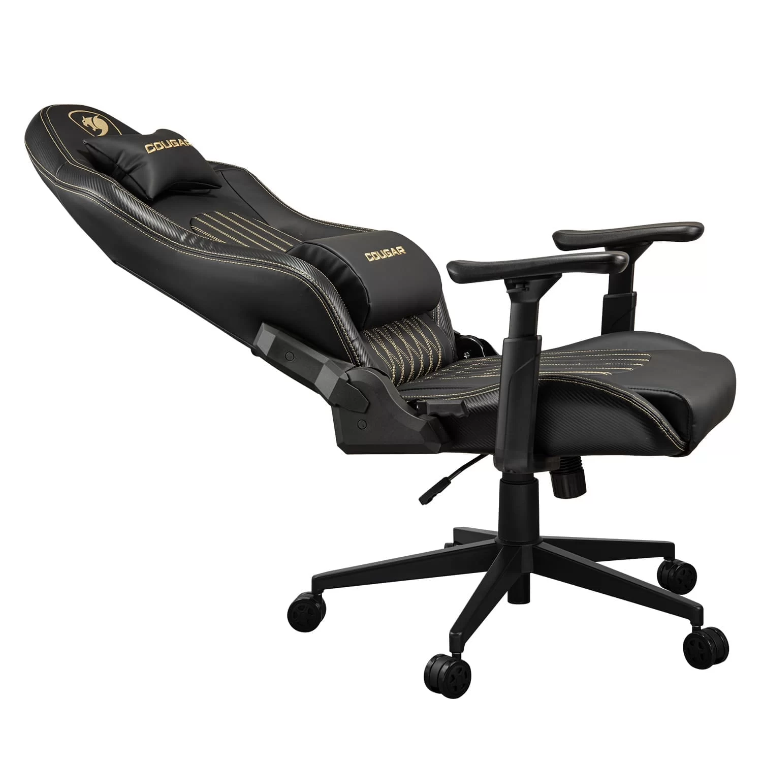 Cougar Explore Royal Gaming Chair - Breathable Velvet Fabric & PVC Leather, 3D Armrests, Lumbar & Neck Pillows 13 Cougar Explore Royal Gaming Chair - Breathable Velvet Fabric & PVC Leather, 3D Armrests, Lumbar & Neck Pillows - Ảnh 13