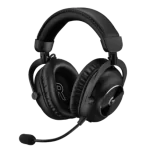 Logitech Pro X 2 LIGHTSPEED Black Wireless Gaming Headset - Detachable Mic, 50mm Graphene Drivers, DTS:X 2.0, 7.1, Bluetooth/USB/3.5mm Aux