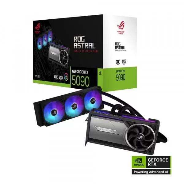 ASUS ROG Astral LC GeForce RTX 5090 OC Edition 32GB GDDR7 (ROG-ASTRAL-LC-RTX5090-O32G-GAMING) Graphics Card 1 ASUS ROG Astral LC GeForce RTX 5090 OC Edition 32GB GDDR7 (ROG-ASTRAL-LC-RTX5090-O32G-GAMING) Graphics Card