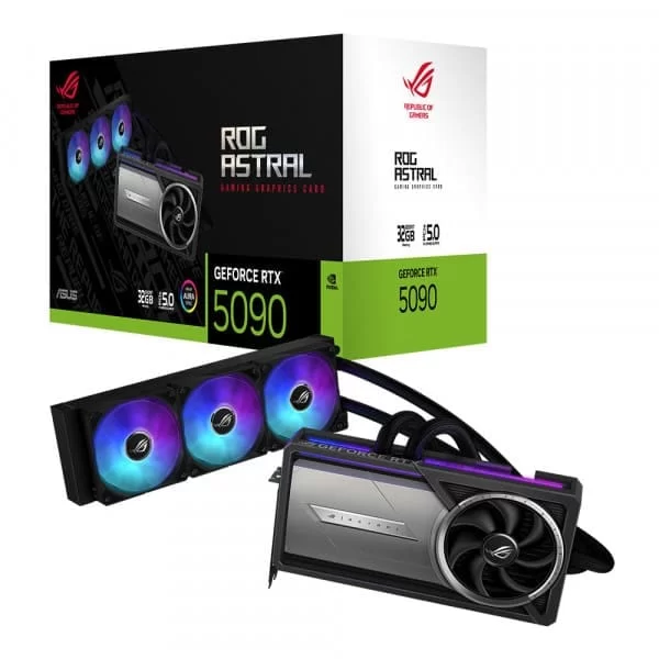 ASUS ROG Astral LC GeForce RTX 5090 32GB GDDR7 (ROG-ASTRAL-LC-RTX5090-32G-GAMING) Graphics Card 1 ASUS ROG Astral LC GeForce RTX 5090 32GB GDDR7 (ROG-ASTRAL-LC-RTX5090-32G-GAMING) Graphics Card