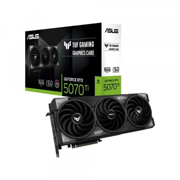 ASUS TUF Gaming GeForce RTX 5070Ti 16GB GDDR7 (TUF-RTX5070TI-16G-GAMING) Graphics Card