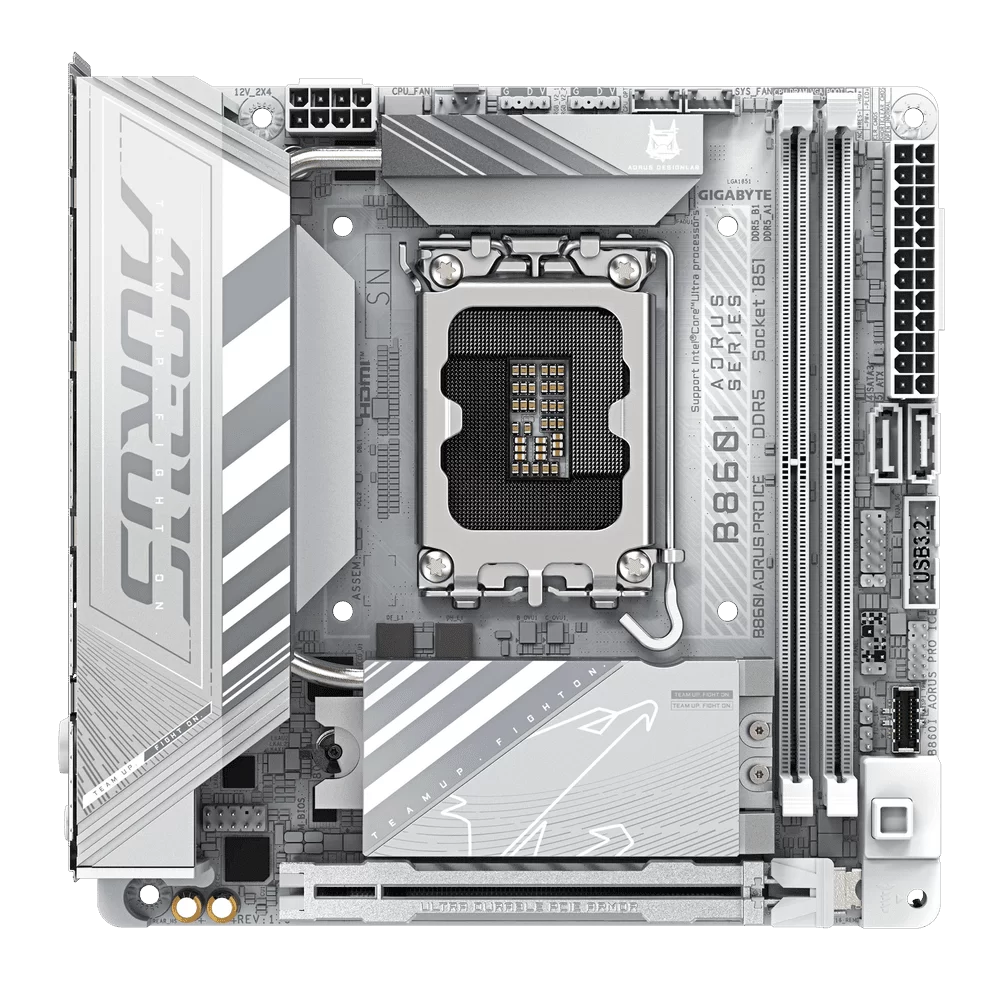 GIGABYTE B860I AORUS PRO ICE - iTX Mainboard 2 GIGABYTE B860I AORUS PRO ICE - iTX Mainboard - Ảnh 2