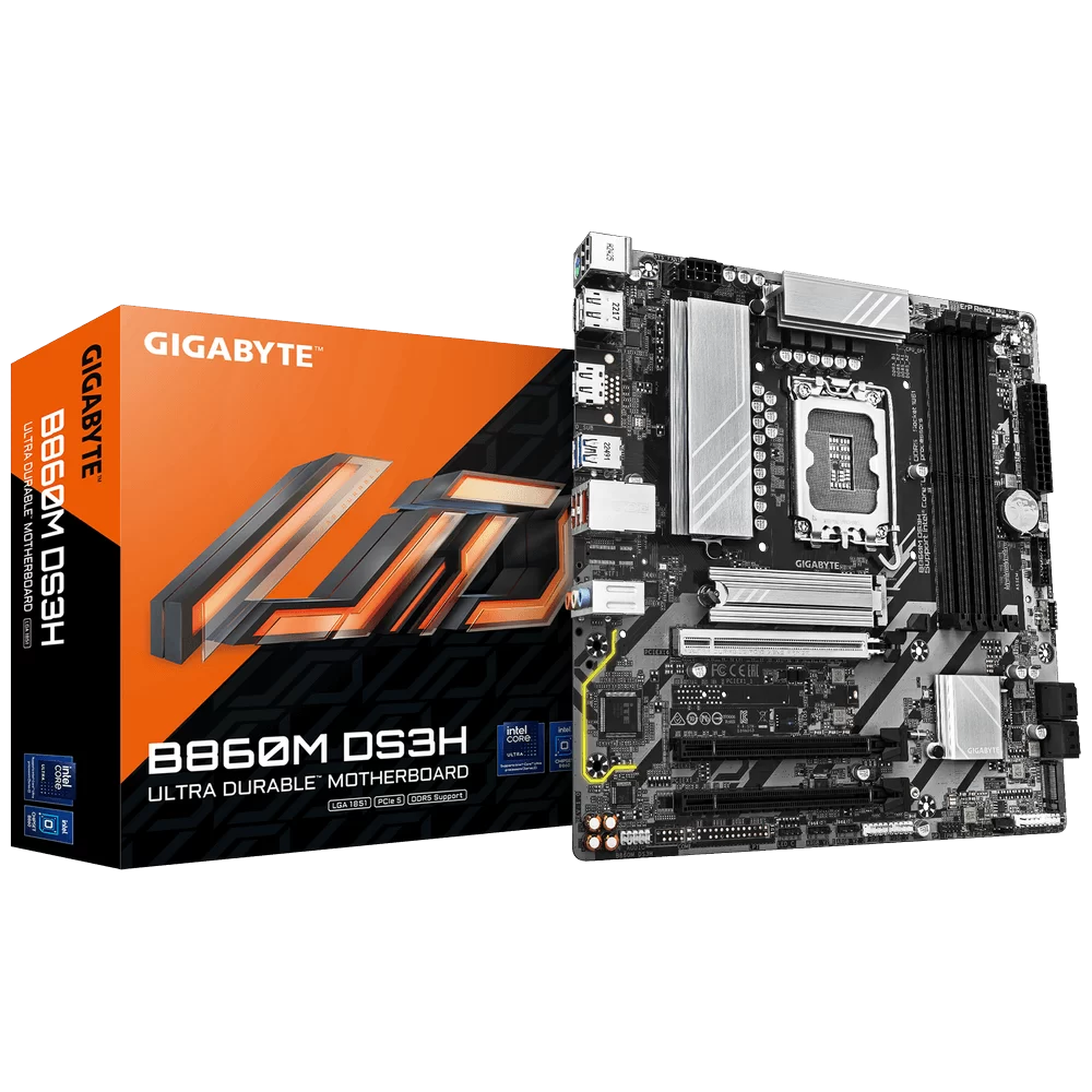 GIGABYTE B860M DS3H Mainboard 1 GIGABYTE B860M DS3H Mainboard