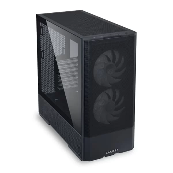 Lian Li LANCOOL 207 Black Case - 2x140mm ARGB front, 2x120mm PWM Fans Pre-Installed, USB Type-C Port, Tempered Glass Side Panel 4 Lian Li LANCOOL 207 Black Case - 2x140mm ARGB front, 2x120mm PWM Fans Pre-Installed, USB Type-C Port, Tempered Glass Side Panel - Ảnh 4