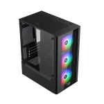 XIGMATEK MYX II 3F (EN45950) Tempered Case - M-ATX, 3x 120mm RGB Fans