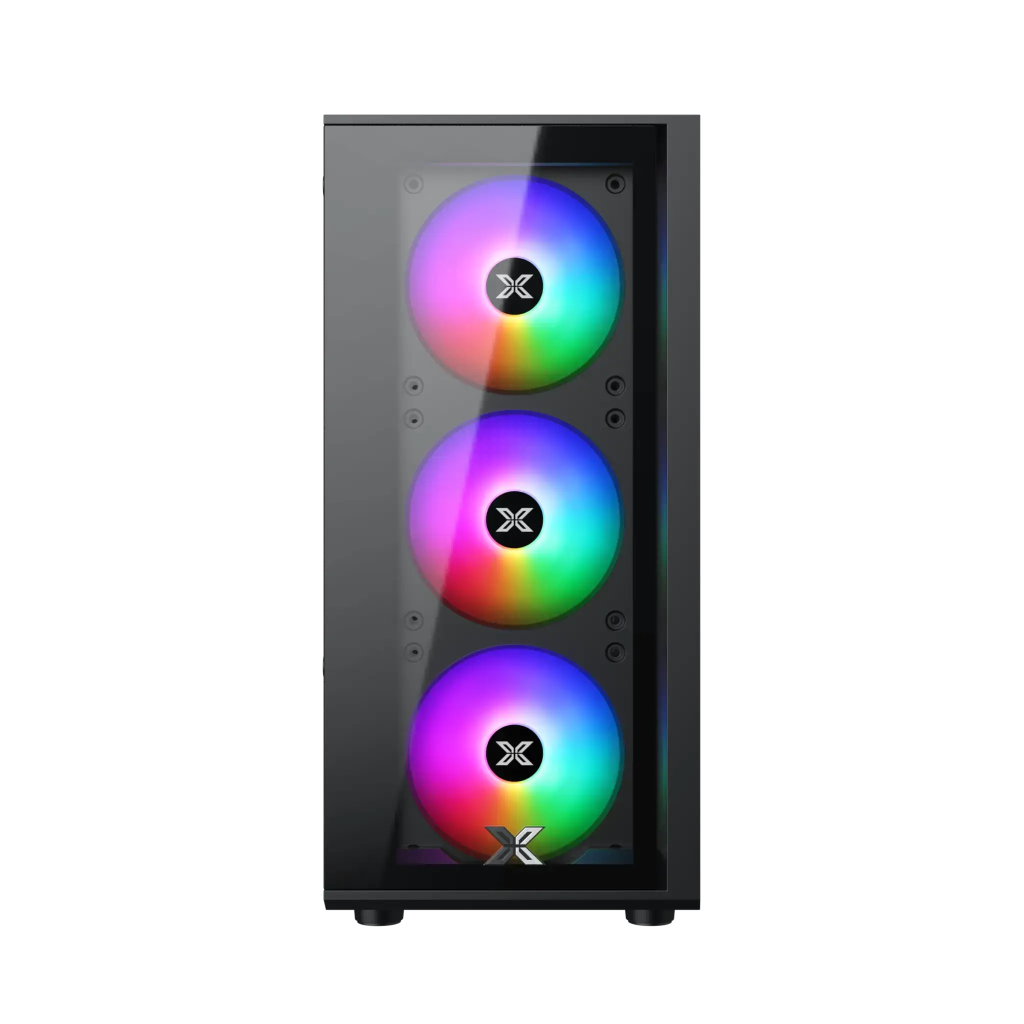 XIGMATEK MYX II 3F (EN45950) Tempered Case - M-ATX, 3x 120mm RGB Fans 6 XIGMATEK MYX II 3F (EN45950) Tempered Case - M-ATX, 3x 120mm RGB Fans - Ảnh 6