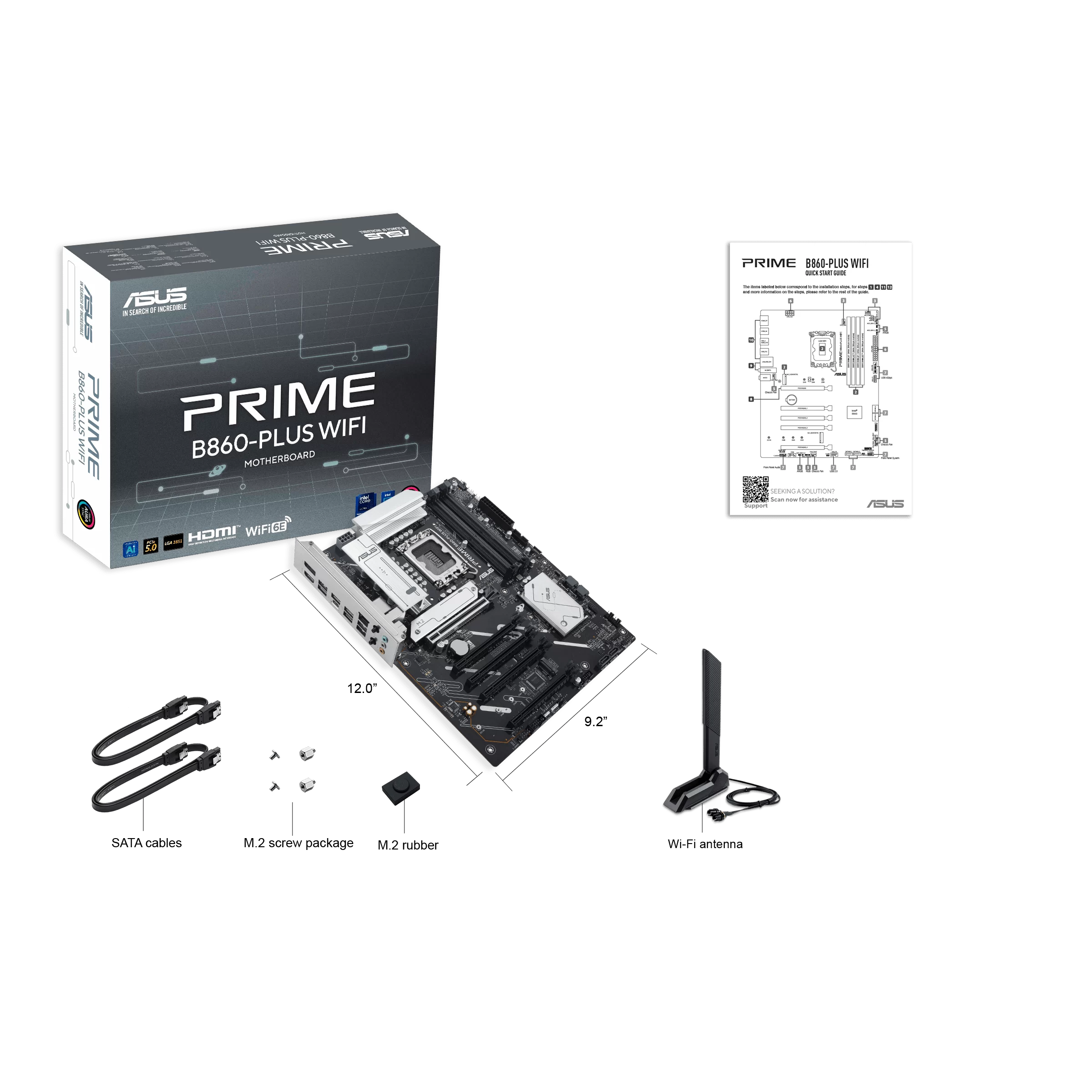 ASUS PRIME B860-PLUS WIFI Mainboard 9 ASUS PRIME B860-PLUS WIFI Mainboard - Ảnh 9
