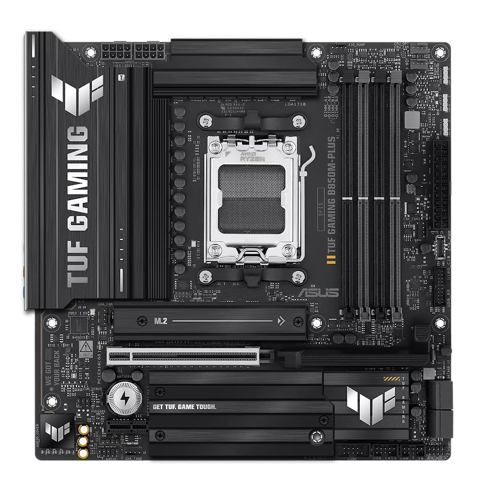ASUS TUF GAMING B850M-PLUS Mainboard 3 ASUS TUF GAMING B850M-PLUS Mainboard - Ảnh 3