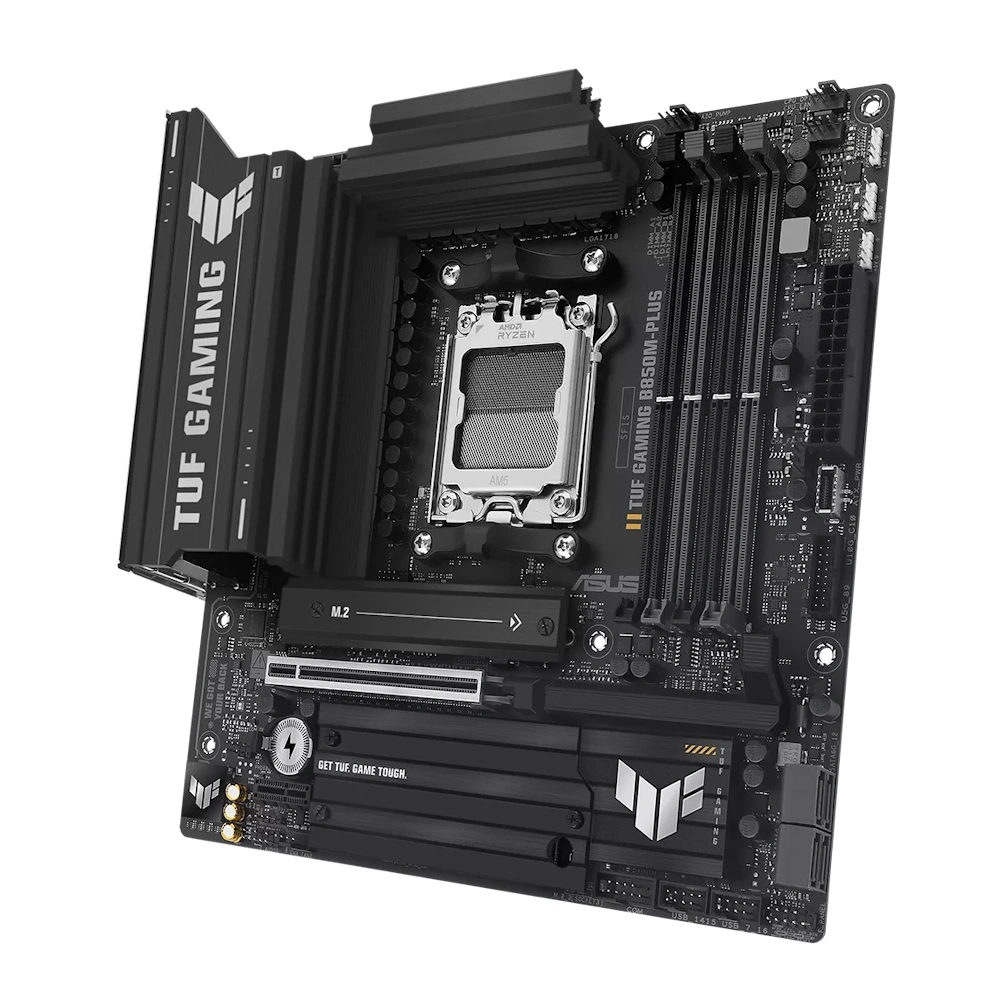 ASUS TUF GAMING B850M-PLUS Mainboard 2 ASUS TUF GAMING B850M-PLUS Mainboard - Ảnh 2