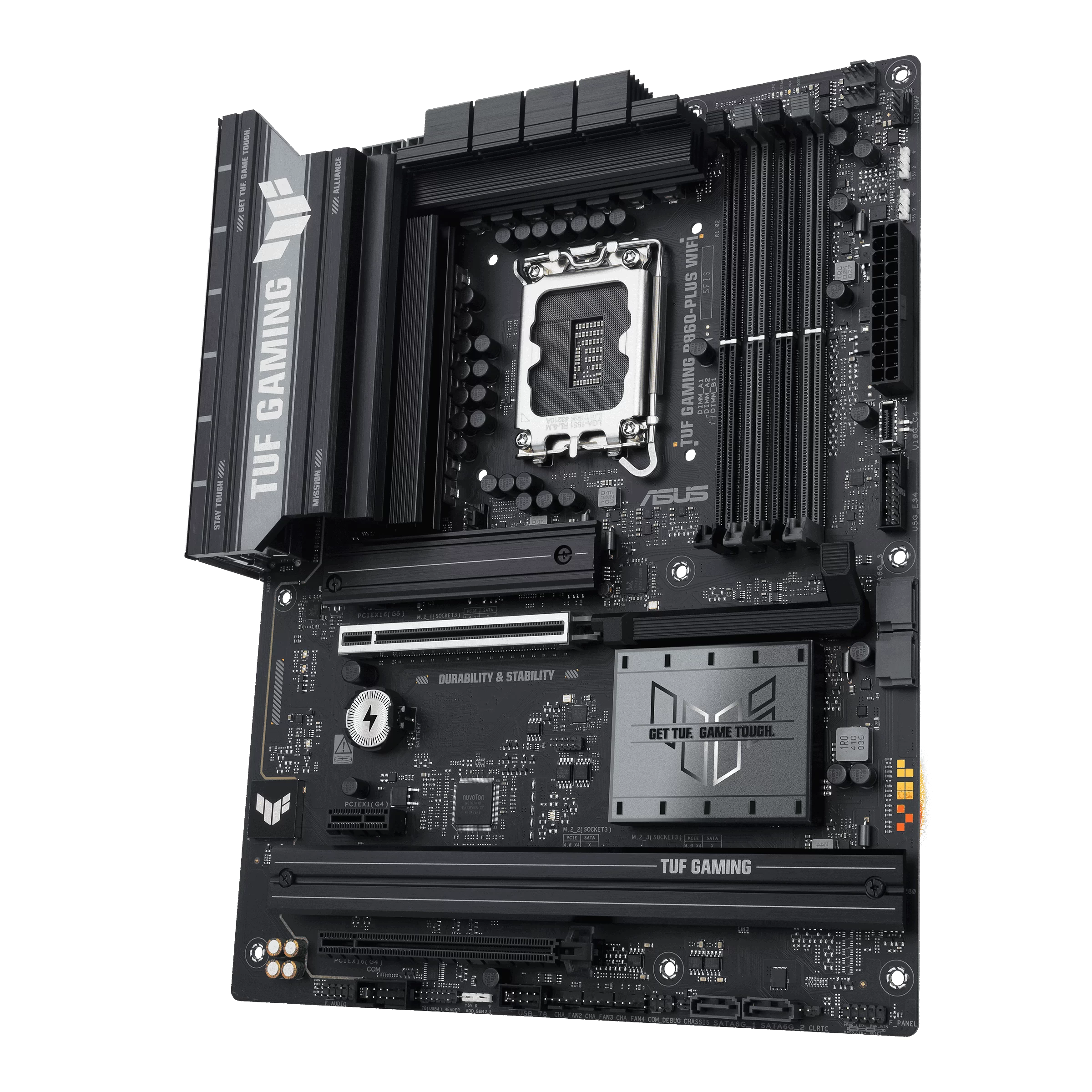 ASUS TUF GAMING B860-PLUS WIFI Mainboard 2 ASUS TUF GAMING B860-PLUS WIFI Mainboard - Ảnh 2