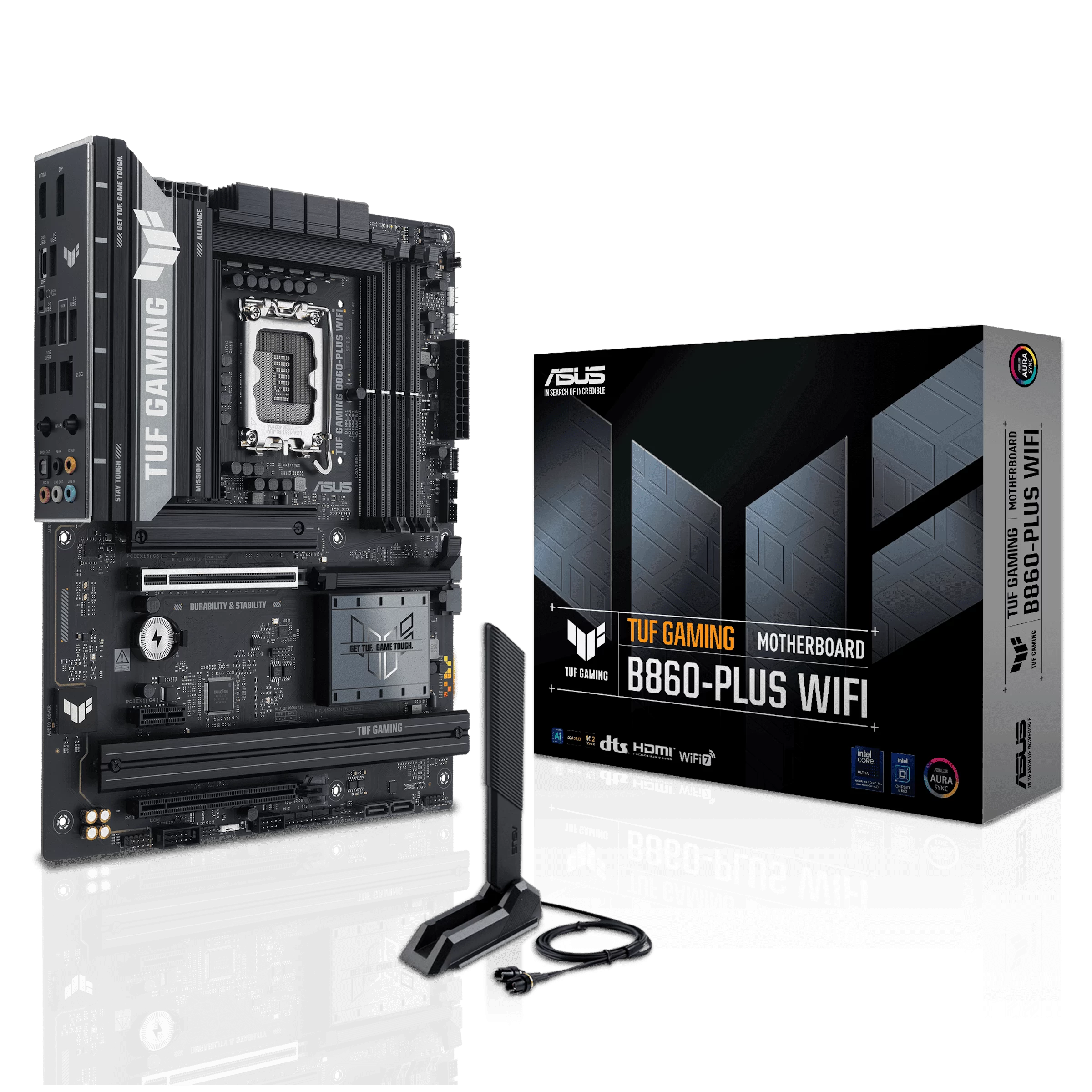 ASUS TUF GAMING B860-PLUS WIFI Mainboard 1 ASUS TUF GAMING B860-PLUS WIFI Mainboard