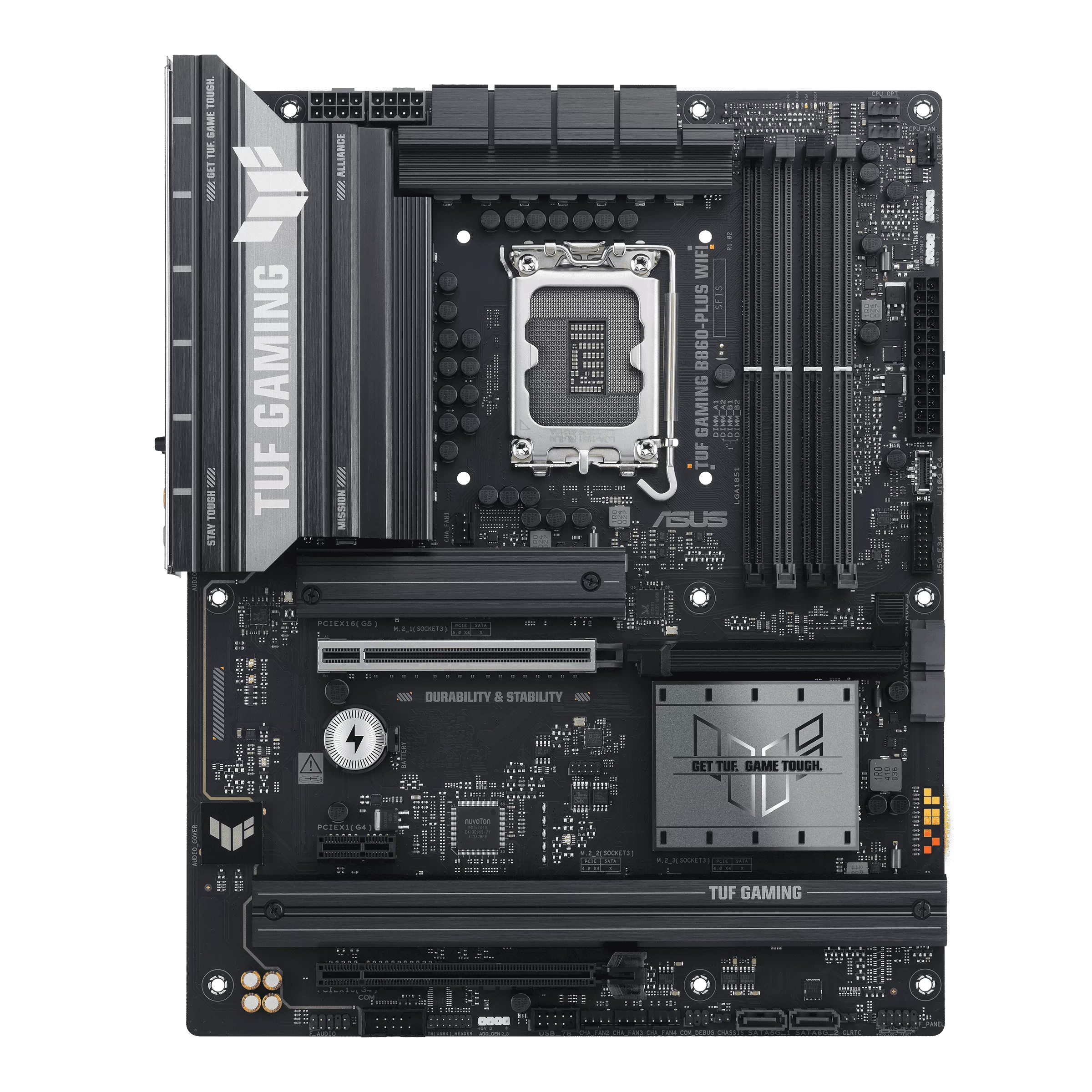 ASUS TUF GAMING B860-PLUS WIFI Mainboard 8 ASUS TUF GAMING B860-PLUS WIFI Mainboard - Ảnh 8