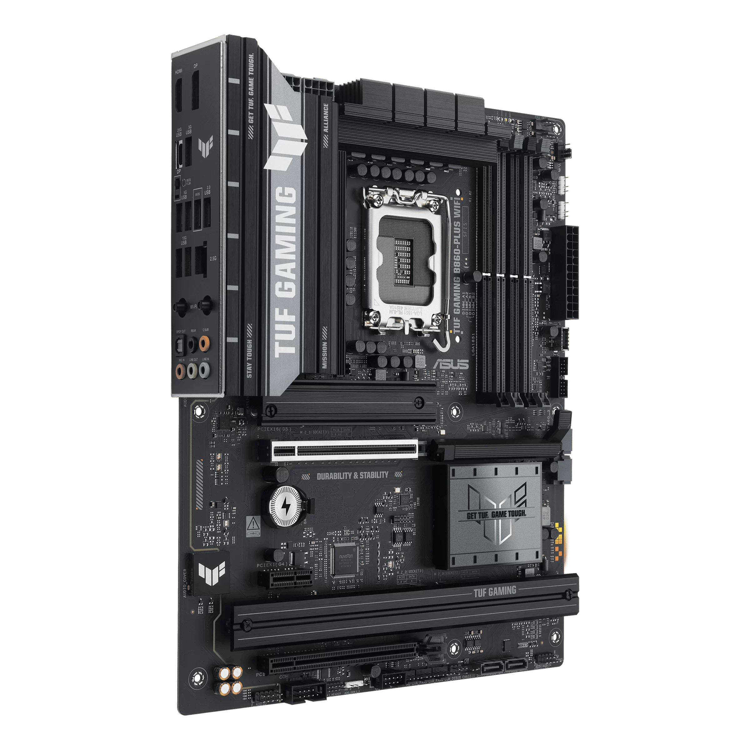 ASUS TUF GAMING B860-PLUS WIFI Mainboard 9 ASUS TUF GAMING B860-PLUS WIFI Mainboard - Ảnh 9