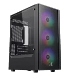 XIGMATEK MYX AIR II 3F (EN45967) Tempered Case - M-ATX, 3x 120mm RGB Fans