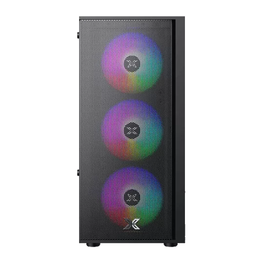 XIGMATEK MYX AIR II 3F (EN45967) Tempered Case - M-ATX, 3x 120mm RGB Fans 3 XIGMATEK MYX AIR II 3F (EN45967) Tempered Case - M-ATX, 3x 120mm RGB Fans - Ảnh 3
