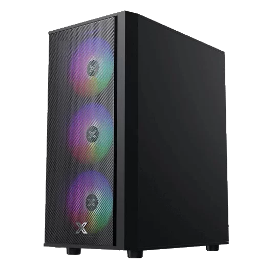 XIGMATEK MYX AIR II 3F (EN45967) Tempered Case - M-ATX, 3x 120mm RGB Fans 4 XIGMATEK MYX AIR II 3F (EN45967) Tempered Case - M-ATX, 3x 120mm RGB Fans - Ảnh 4