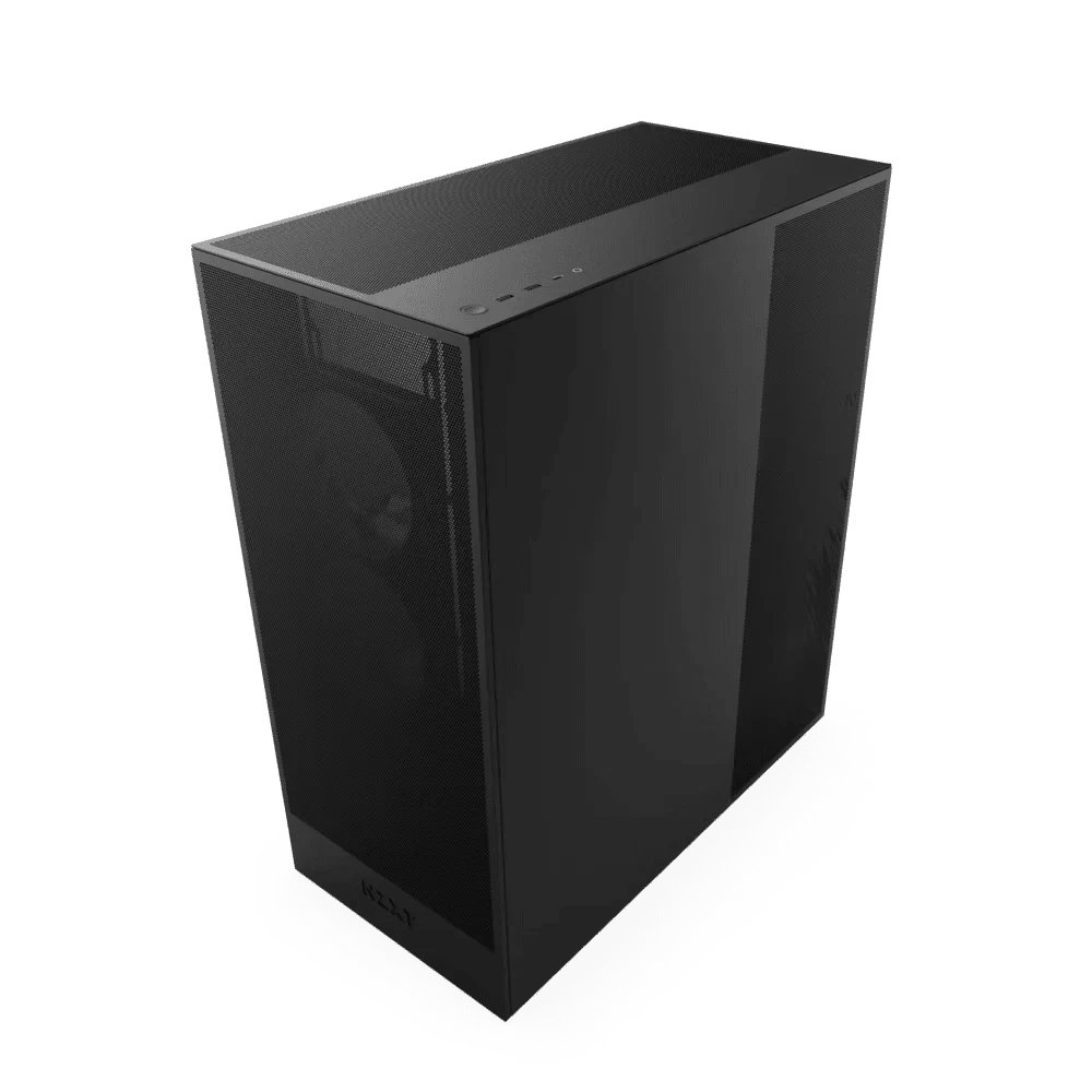 NZXT H7 Flow Matte Black (2024) Mid-Tower ATX Airflow Case - All Black, 3x F120Q Airflow Fan 2 NZXT H7 Flow Matte Black (2024) Mid-Tower ATX Airflow Case - All Black, 3x F120Q Airflow Fan - Ảnh 2