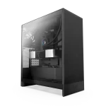 NZXT H7 Flow Matte Black (2024) Mid-Tower ATX Airflow Case - All Black, 3x F120Q Airflow Fan