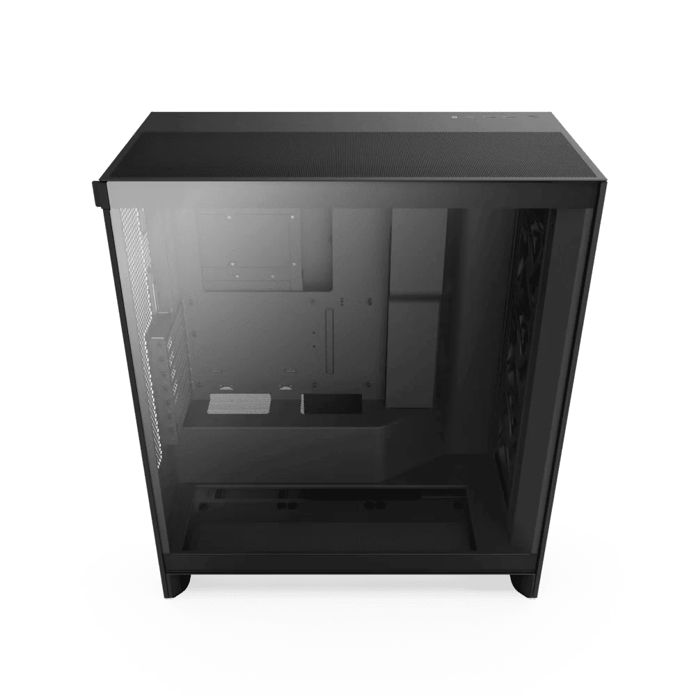 NZXT H7 Flow Matte Black (2024) Mid-Tower ATX Airflow Case - All Black, 3x F120Q Airflow Fan 5 NZXT H7 Flow Matte Black (2024) Mid-Tower ATX Airflow Case - All Black, 3x F120Q Airflow Fan - Ảnh 5