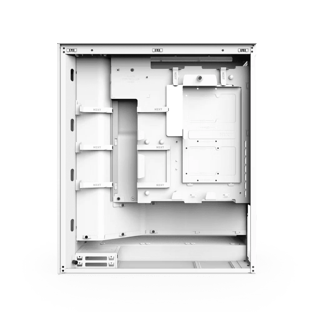NZXT H7 Flow Matte White (2024) Mid-Tower ATX Airflow Case - All White, 3x F120Q Airflow Fan 6 NZXT H7 Flow Matte White (2024) Mid-Tower ATX Airflow Case - All White, 3x F120Q Airflow Fan - Ảnh 6