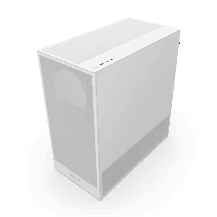 NZXT H5 Flow Matte White (2024) Compact Mid-Tower ATX Airflow Case - All White, 2x F120Q Fan 2 NZXT H5 Flow Matte White (2024) Compact Mid-Tower ATX Airflow Case - All White, 2x F120Q Fan - Ảnh 2