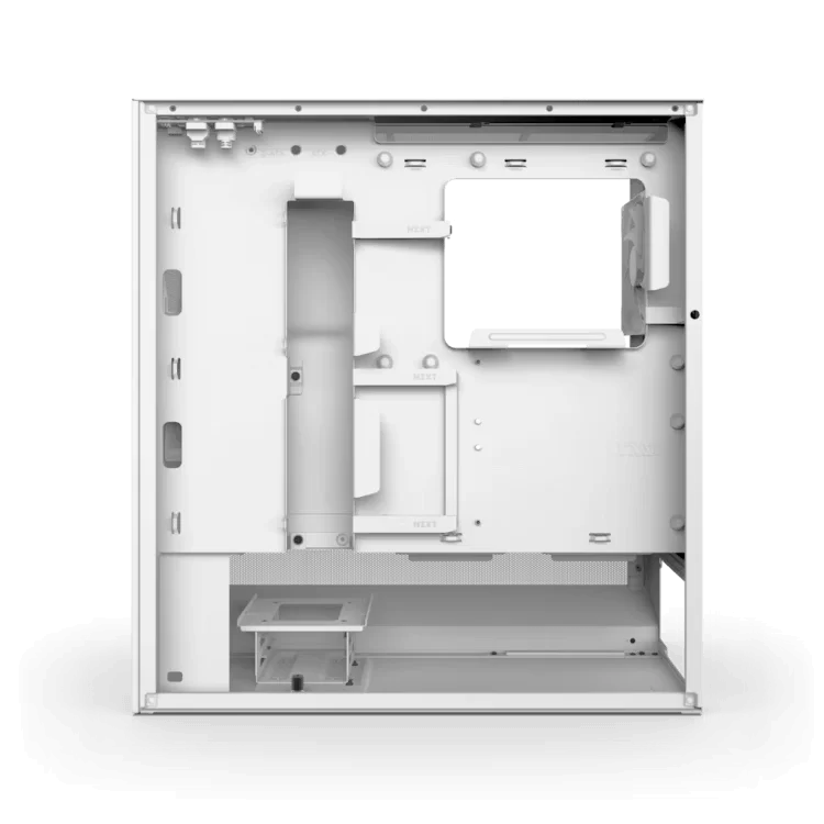 NZXT H5 Flow Matte White (2024) Compact Mid-Tower ATX Airflow Case - All White, 2x F120Q Fan 3 NZXT H5 Flow Matte White (2024) Compact Mid-Tower ATX Airflow Case - All White, 2x F120Q Fan - Ảnh 3
