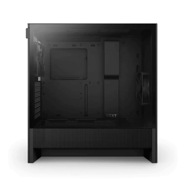 NZXT H5 Flow Matte Black (2024) Compact Mid-Tower ATX Airflow Case - All Black, 2x F120Q Fan 6 NZXT H5 Flow Matte Black (2024) Compact Mid-Tower ATX Airflow Case - All Black, 2x F120Q Fan - Ảnh 6