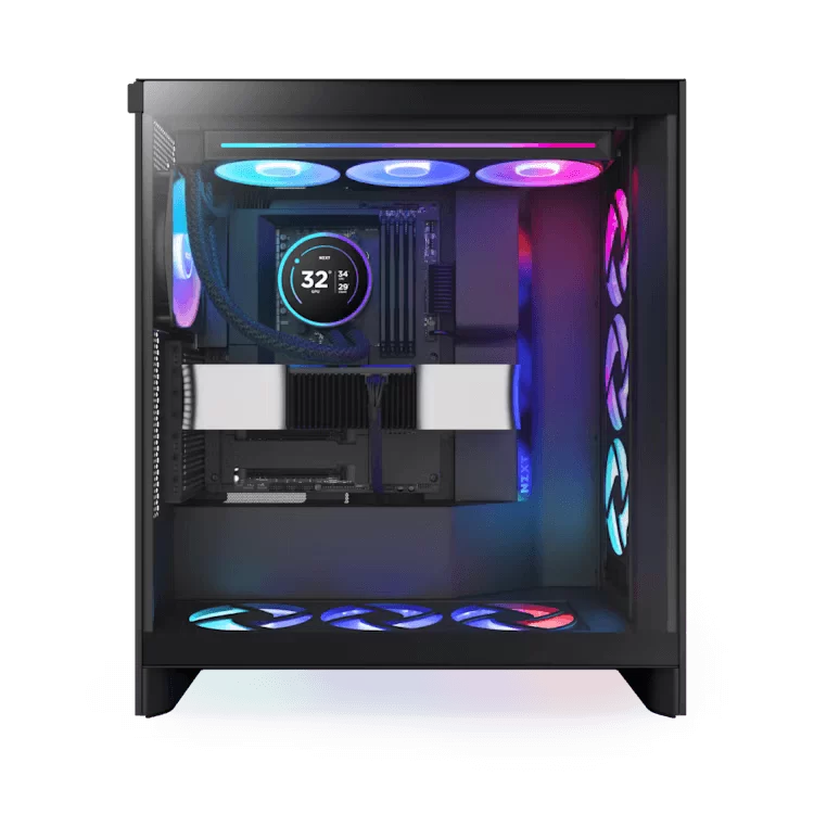 NZXT Kraken Elite 360 RGB V2 Black AIO Liquid CPU Cooler - 2.72 inch IPS LCD & RGB, 360mm radiator, F360 RGB Core Fan 3 NZXT Kraken Elite 360 RGB V2 Black AIO Liquid CPU Cooler - 2.72 inch IPS LCD & RGB, 360mm radiator, F360 RGB Core Fan - Ảnh 3