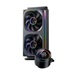 JONSBO TH-240 Black AIO Liquid Cooling - 240mm radiator, Single Frame Unit 2x120mm 3Pin ARGB Fans