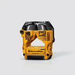 GravaStar Sirius Plus War Damaged Yellow ANC Bluetooth Earbuds - BT 5.3, RGB, ENC Noise Reduction, 28h