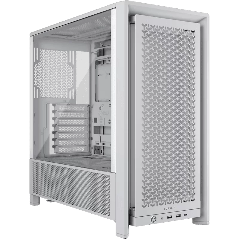 CORSAIR FRAME 4000D White Tempered Glass Modular Mid Tower PC Case 1 CORSAIR FRAME 4000D White Tempered Glass Modular Mid Tower PC Case