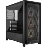 CORSAIR FRAME 4000D RS ARGB Black Modular Mid Tower PC Case - Tempered Glass, 3x RS120 ARGB fans