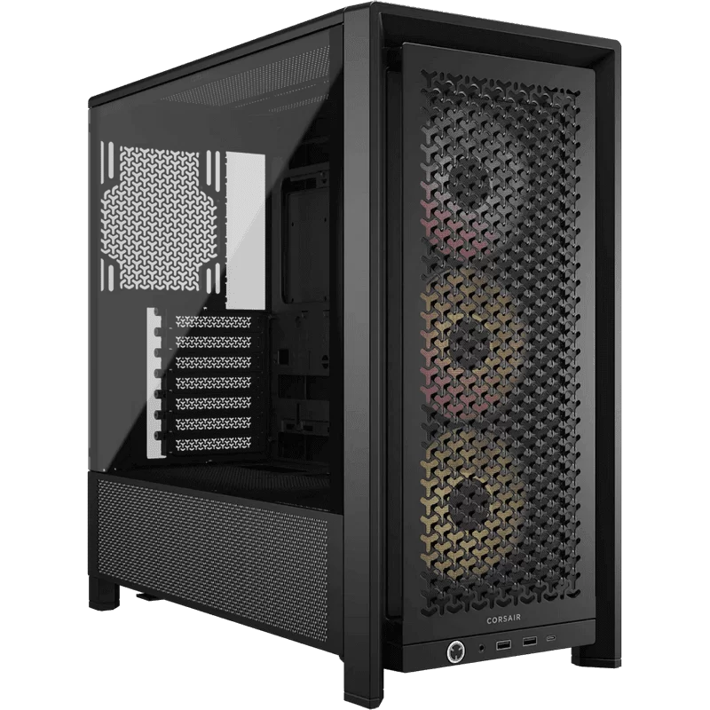 CORSAIR FRAME 4000D RS ARGB Black Modular Mid Tower PC Case - Tempered Glass, 3x RS120 ARGB fans