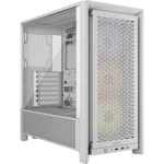 CORSAIR FRAME 4000D RS ARGB White Modular Mid Tower PC Case - Tempered Glass, 3x RS120 ARGB fans