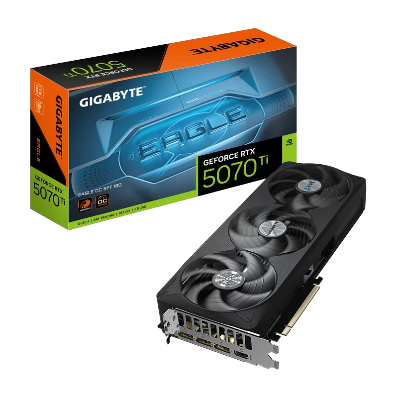 GIGABYTE GeForce RTX 5070Ti EAGLE OC SFF 16G (GV-N507TEAGLE OC-16GD) Graphics Card 1 GIGABYTE GeForce RTX 5070Ti EAGLE OC SFF 16G (GV-N507TEAGLE OC-16GD) Graphics Card